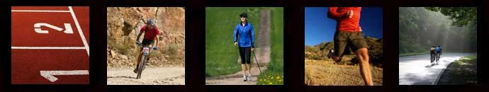 Trainen met een hartslagmeter.